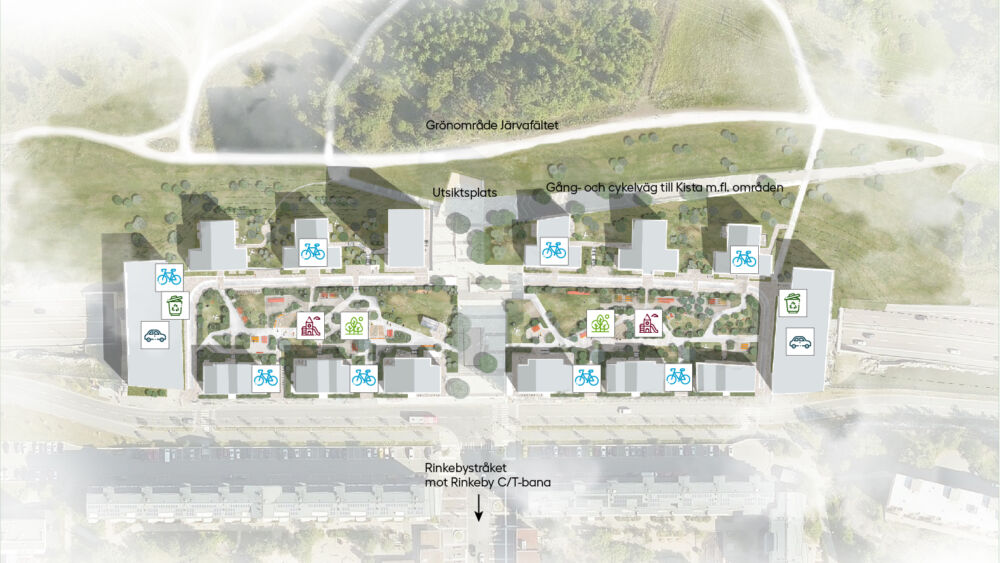 Illustrerad översikt Rinkebyterrassen